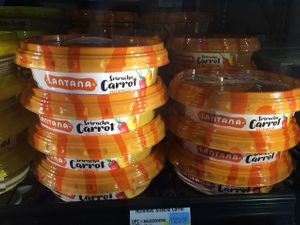 Hummus is common, though the flavors are sometimes rather uncommon at Esh's Market in Loveland