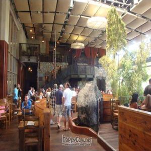 restaurant inside at Stone Brewing World Bistro and Gardens in Escondido