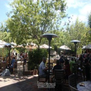 outside dining at Stone Brewing World Bistro and Gardens in Escondido