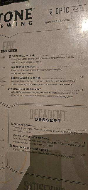  at Stone Brewing World Bistro and Gardens in Escondido