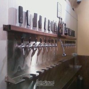 beer tasting after brewery tour at Stone Brewing World Bistro and Gardens in Escondido