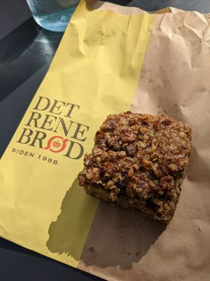 Squash cake at Det Rene Brød - Rosenvængets Allé in Copenhagen