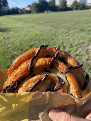 Chocolate snegl   at Det Rene Brød - Rosenvængets Allé in Copenhagen