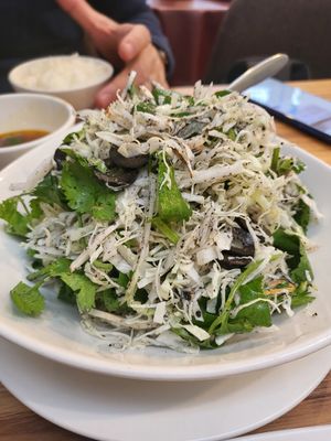 Cabbage, pressed tofu, truffle salad at XiángHé 祥和 - Serenity in Taipei