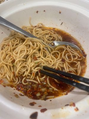 Szechuan noodles  at XiángHé 祥和 - Serenity in Taipei