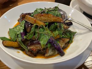 Eggplant and basil casserole at XiángHé 祥和 - Serenity in Taipei