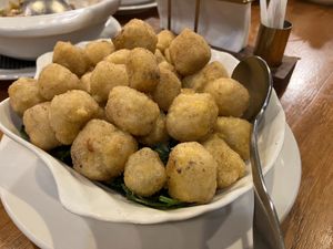 Deep-fried king oyster mushrooms at XiángHé 祥和 - Serenity in Taipei