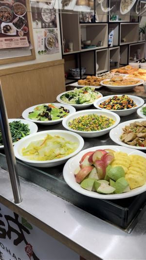 Start of the buffet table  at XiángHé 祥和 - Serenity in Taipei