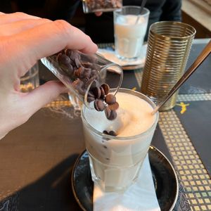 Heißer Haferdrink mit Schoko, lecker!  at Peter Pane - Leuchtturm in Rostock