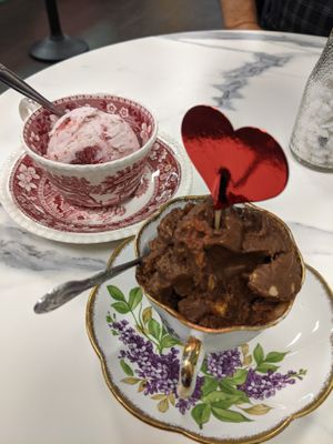 New! Non dairy Chocolate Peanut Butter Crunch Ice Cream
And always amazing Strawberry Ice Cream at Sylwia's Ice Cream in Cape Coral