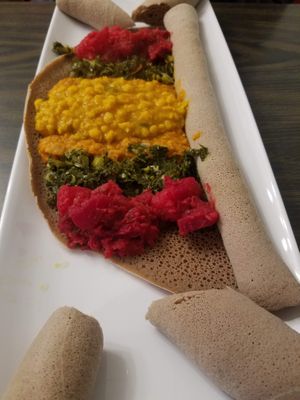 Aaahmazing food! at Nile Vegan in Columbus