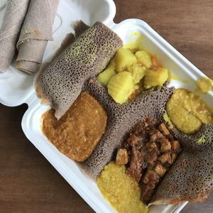 Tofu Combo at Nile Vegan in Columbus