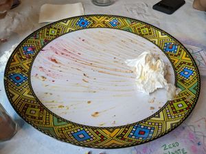 Scraped clean!! at Nile Vegan in Columbus