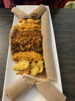#2 Mushroom Combo Platter for 2 at Nile Vegan in Columbus