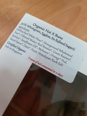 Vegan Hot X Bun at Bud of Joy in East Singapore