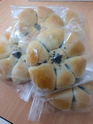 Vegan Red Bean Bun ~ Circuit Breaker Period Phrase 2 at Bud of Joy in East Singapore