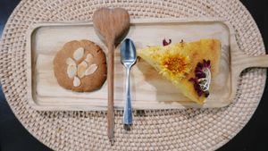 Almond cookie and gf orange cake  at The Cookiss in Da Nang