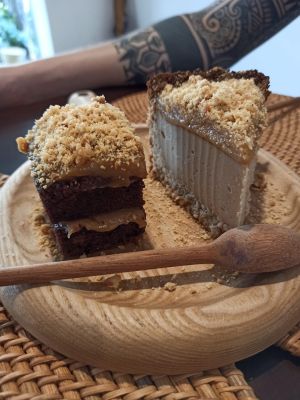 Brownie and Cheesecake at The Cookiss in Da Nang