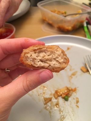 Chicken balls! at Tim Tim in Shrewsbury