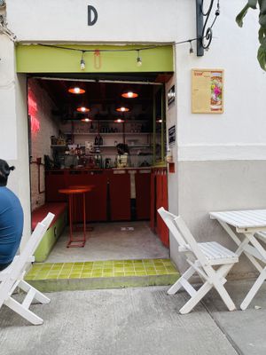 The café   at Vegamo Deli in Mexico City