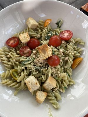 Pasta al pesto   at Vegamo Deli in Mexico City