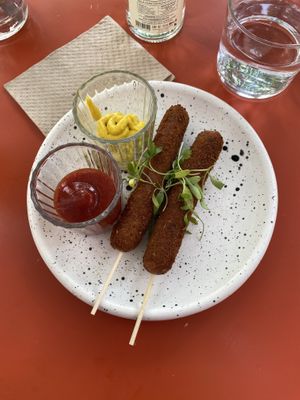 Banderillas   at Vegamo Deli in Mexico City