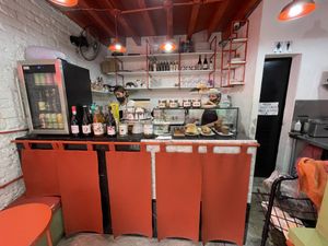 Counter  at Vegamo Deli in Mexico City