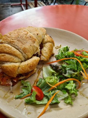 Croissant at Vegamo Deli in Mexico City