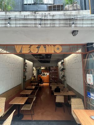 Cute space! at Vegamo Deli in Mexico City