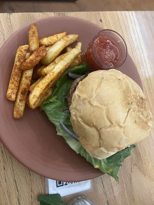 Beyond burger   at Vegamo Deli in Mexico City