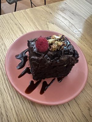 Brownie  at Vegamo Deli in Mexico City