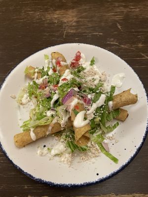 Flauta’s  at Vegamo Deli in Mexico City