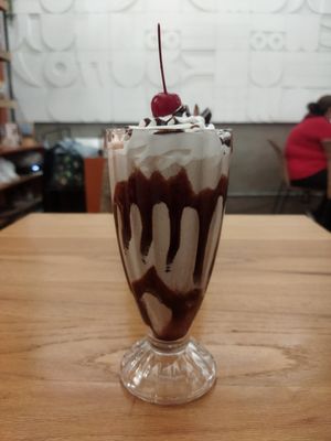 Malteada oreo at Vegamo Deli in Mexico City