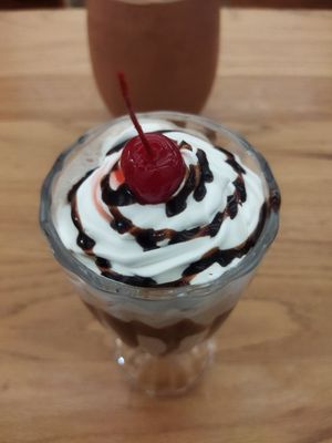 Malteada oreo at Vegamo Deli in Mexico City