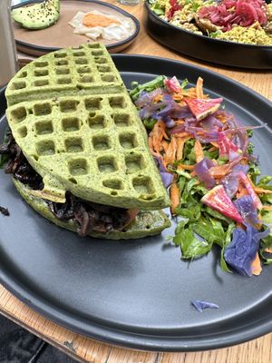 Chewbacca Waffle  at Vegamo Deli in Mexico City