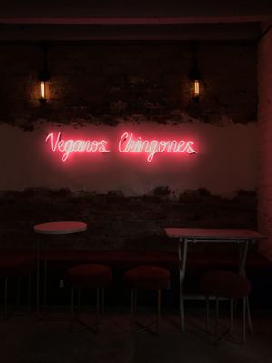 Neon excellence. at Vegamo Deli in Mexico City