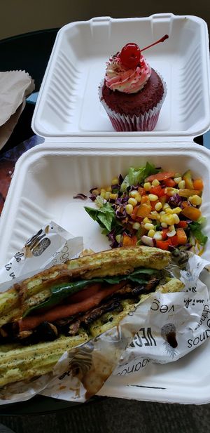 Waffle Sandwich Chewbacca - Delicious!!! at Vegamo Deli in Mexico City