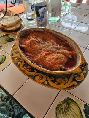 Asparagus bake at Il-Panzier in Gozo