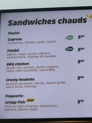Sandwichs chauds  at Panos in Mons