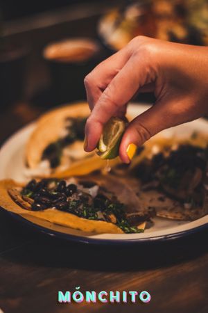 Taquería 100% vegan Barcelona at Monchito in Barcelona