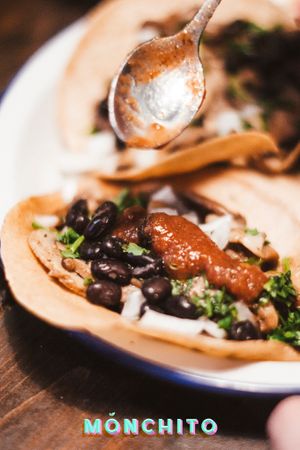 Taquería 100% vegan Barcelona at Monchito in Barcelona
