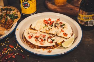 Taquería 100% vegan Barcelona at Monchito in Barcelona