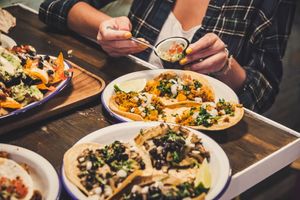 Taquería 100% vegan Barcelona at Monchito in Barcelona