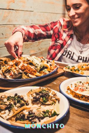 Taquería 100% vegan Barcelona at Monchito in Barcelona