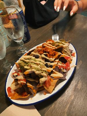  Vegan loaded nachos at Monchito in Barcelona