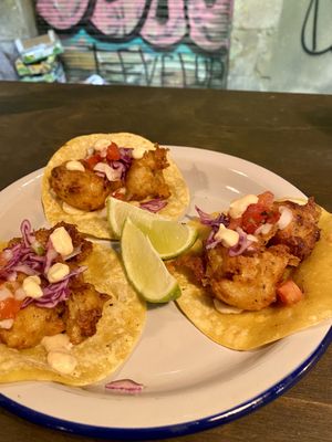 Baja California ‘fish’ tacos  at Monchito in Barcelona