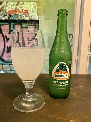 A Jarritos to complement it! at Monchito in Barcelona