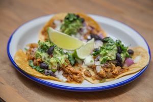 Tacos de bistec estilo Michoacán  at Monchito in Barcelona