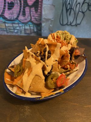 The nachos. So good! at Monchito in Barcelona