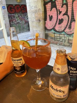 Michelada at Monchito in Barcelona